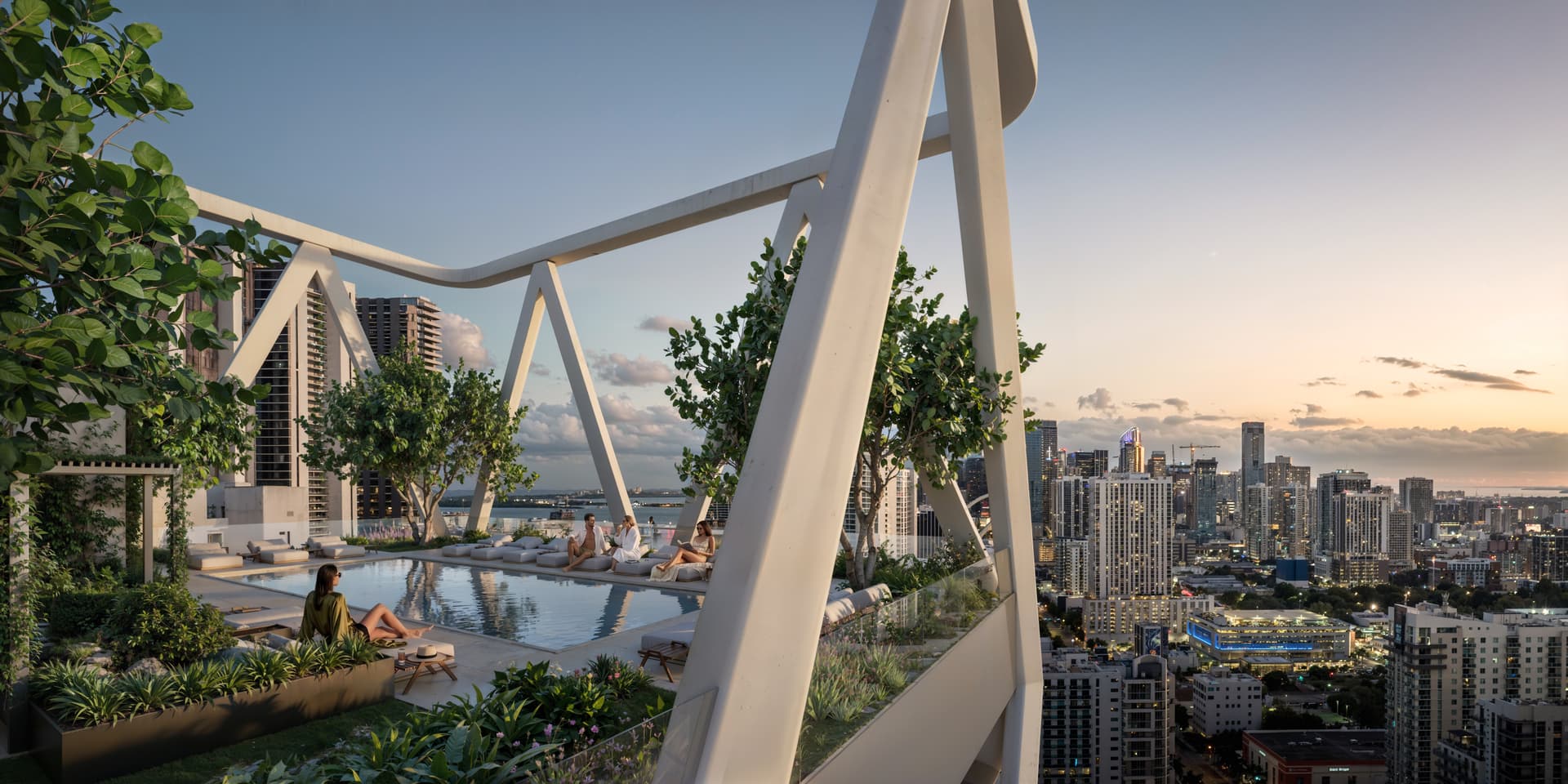 L34 Pool Terrace at HQ Residences Miami